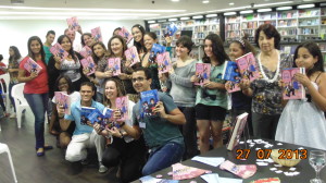 No final do evento, cada um com o seu livro !!!!!!